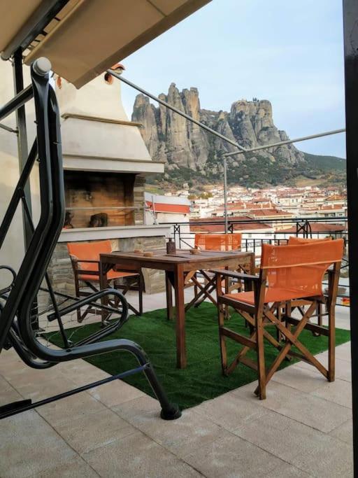 Best View Of Meteora In "Stavros Home" Kalampáka Luaran gambar